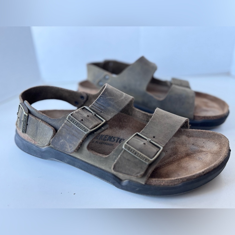 Birkenstock Milano Sling back Buckle Men’s Sandals Shoes Size 42 - Picture 1 of 11